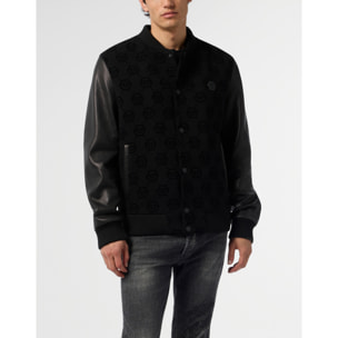 PHILIPP PLEIN Varsity Bomber Monogram Monogram