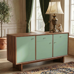 Rouleau adhésif décoratif Vinyle au Mètre - Menthe - Sticker Lavable Imperméable Mur Cuisine Meubles