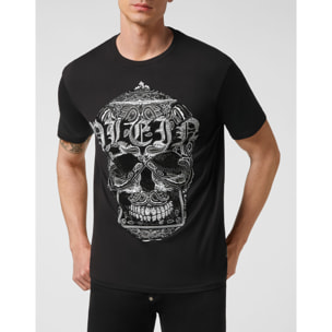 PHILIPP PLEIN Camiseta de cuello redondo y manga corta SKULL