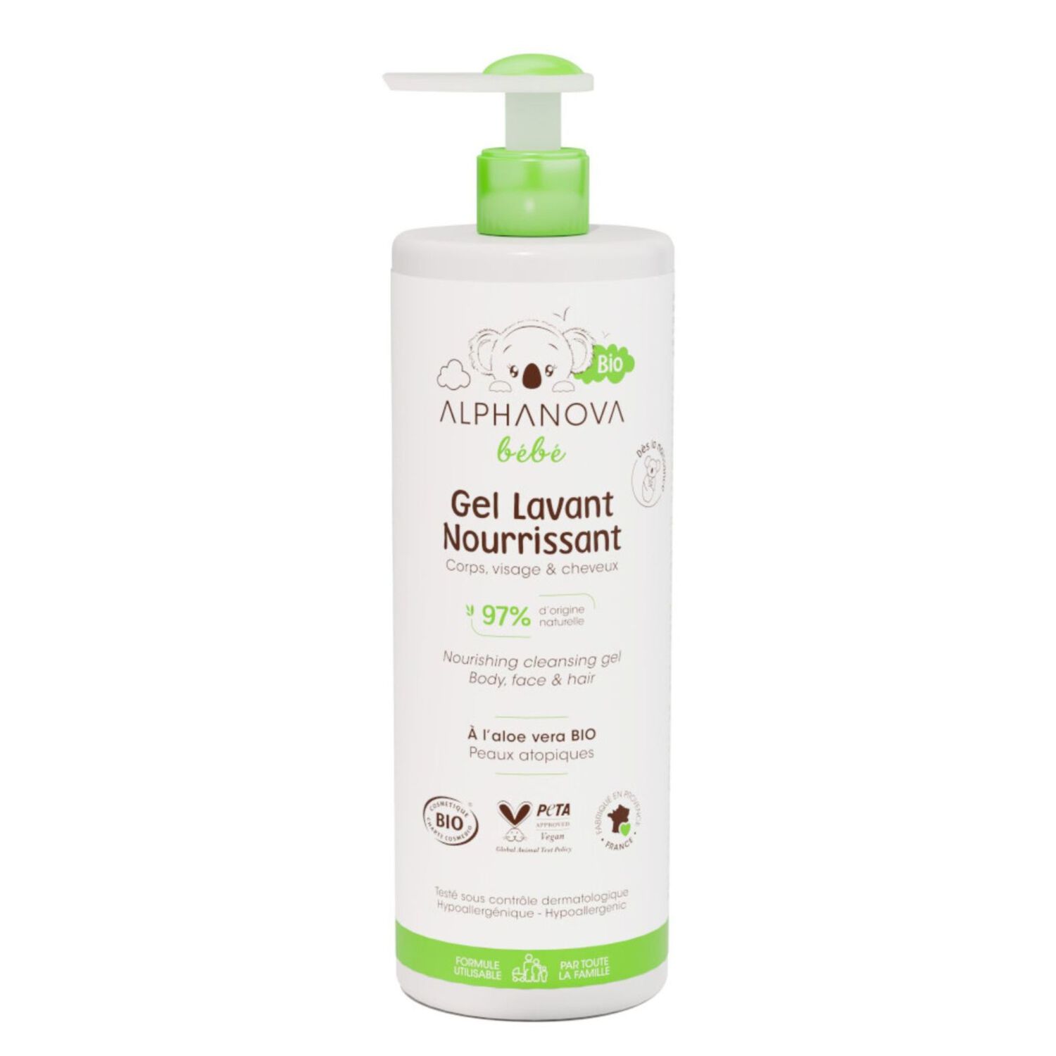 Bébé - Gel Lavant Nourrissant BIO 400 ml