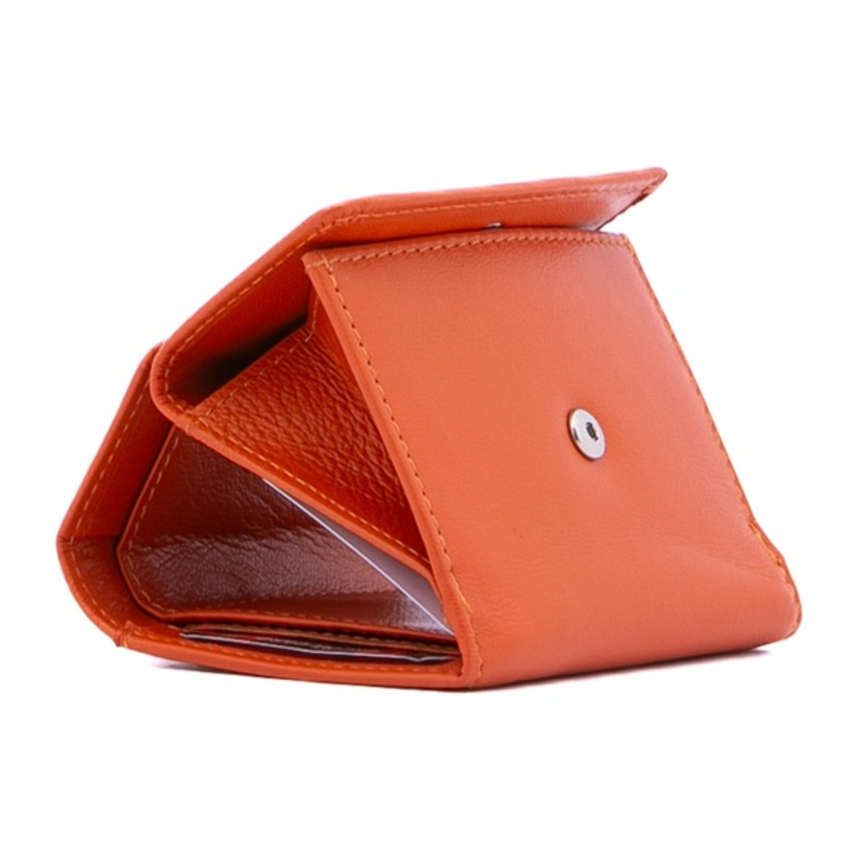 Portafoglio donna in ecopelle - Modello False - Casual - 9.0 x 7.5 x 2.0 cm