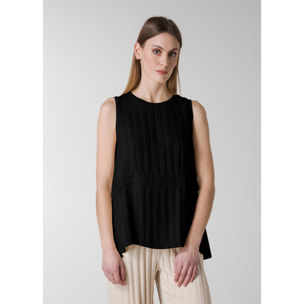 DEHA - Blusa CUPRO SLEVELESS BLOUSE in Cupro per donna