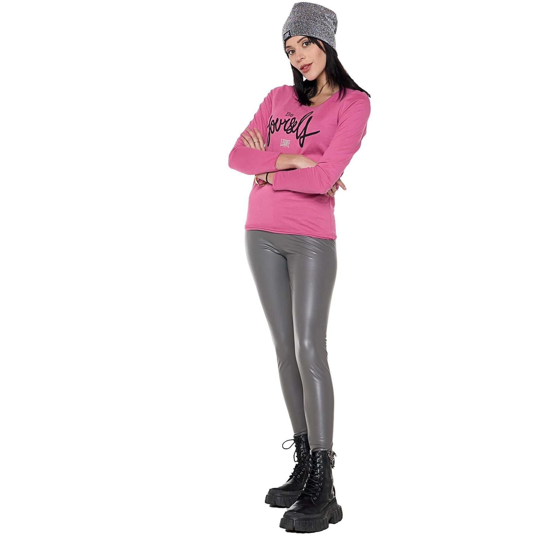 T-shirt da donna a manica lunga con stampa "Pearl"
