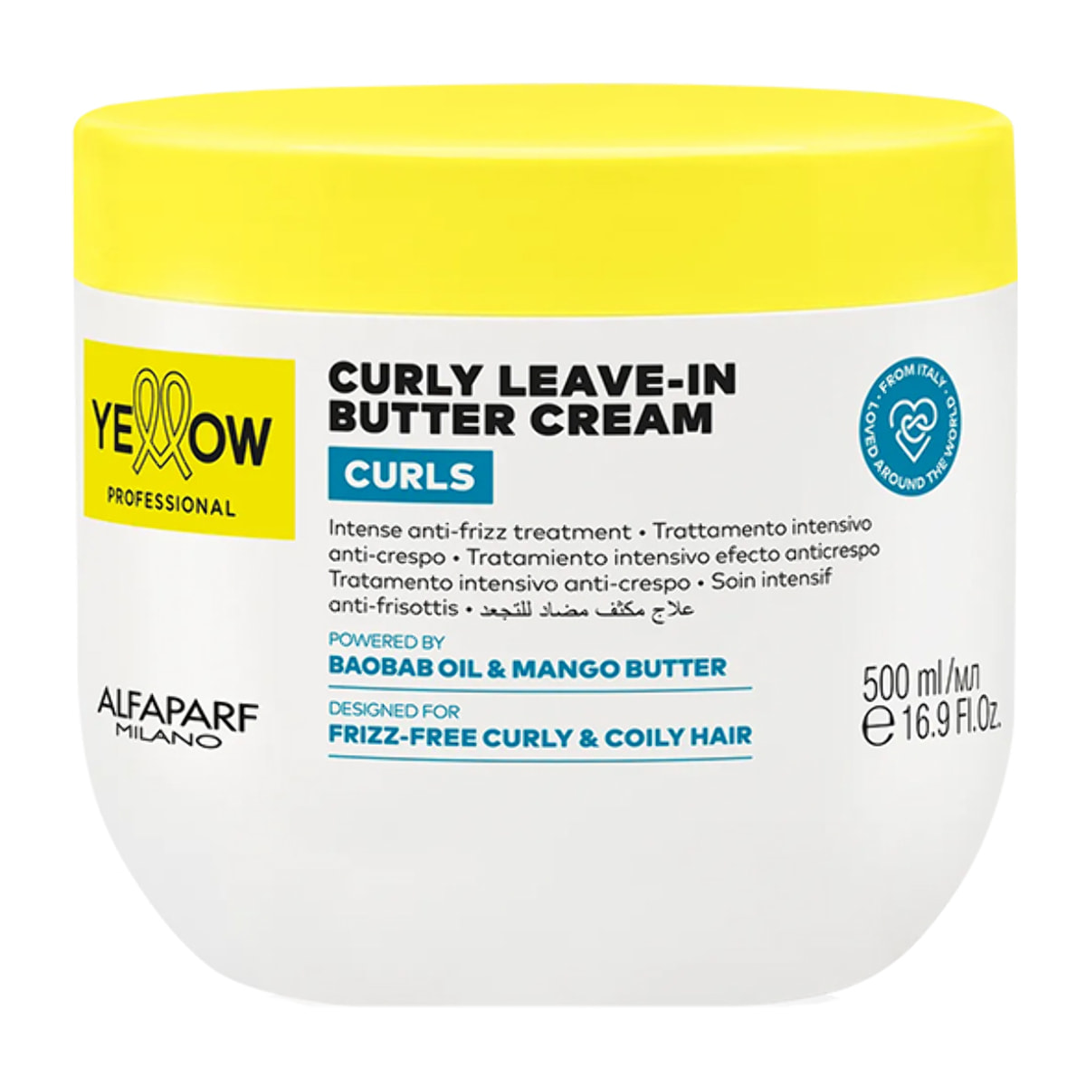 ALFAPARF Yellow Curls Leave In Butter Cream 500ml