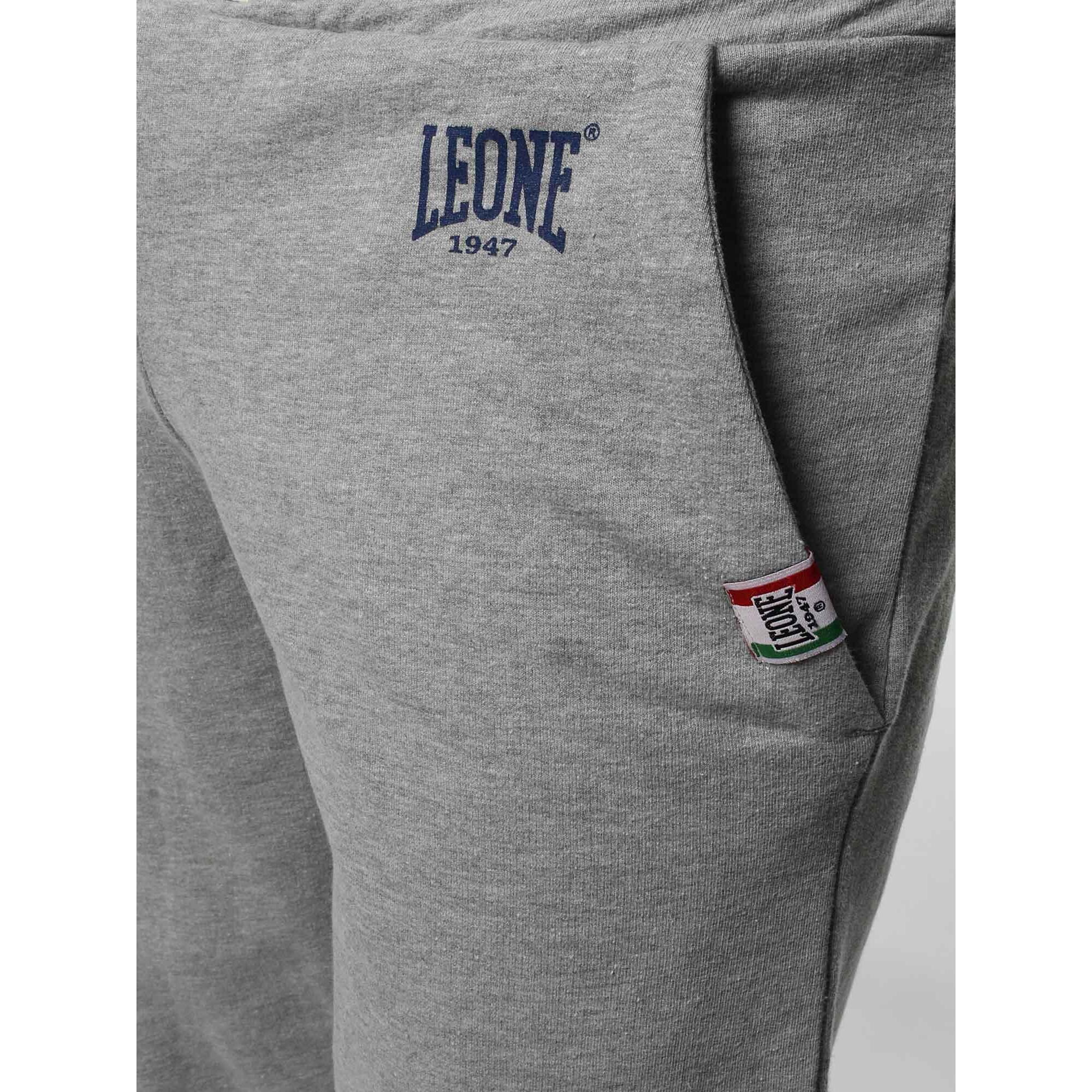 Chándal de invierno cepillado para hombre Leone Basic Vintage con capucha y cremallera