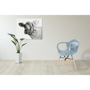 Set 4 sedie Chuck moderne in polipropilene blu grigio