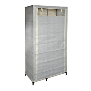 Armario plegable con 5 estantes en Textil transpirable