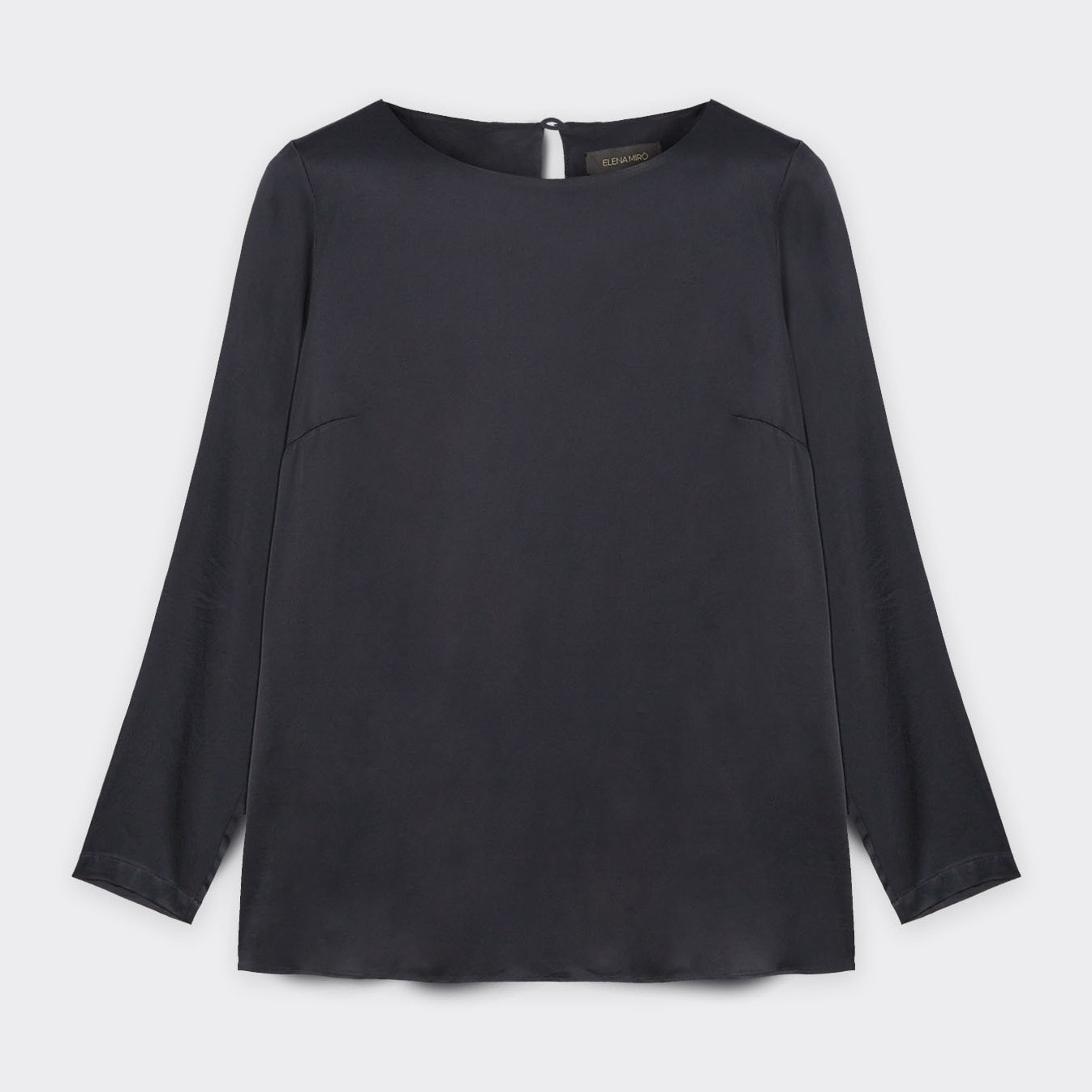 Elena Mirò - Blusa de viscosa LENZING™ ECOVERO™ - Azul