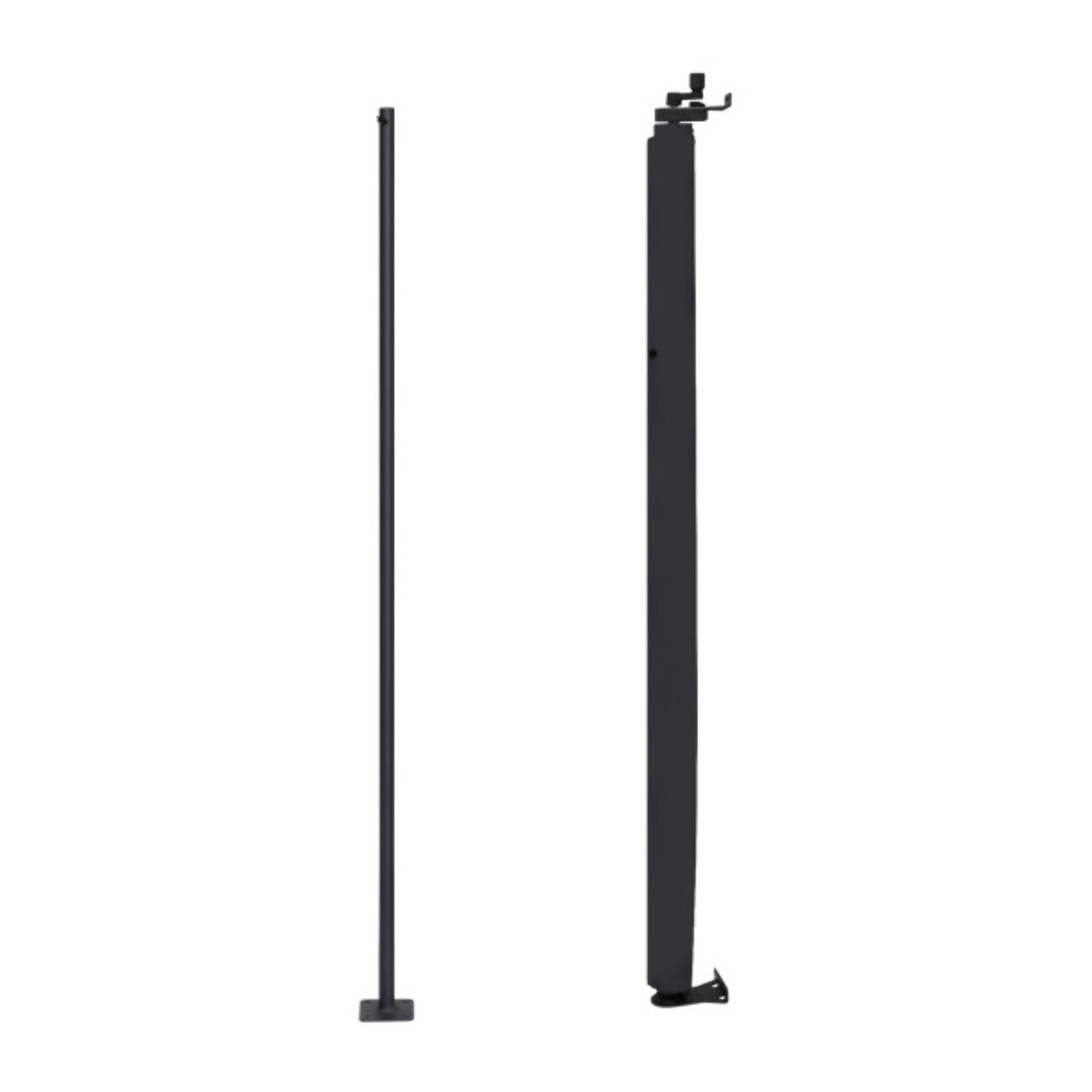 Paravent rétractable premium gris anthracite - Gris anthracite