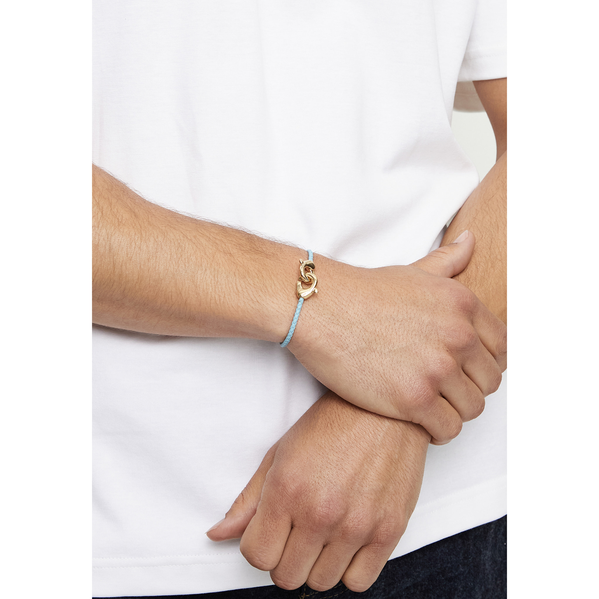 Pulsera SER INSEPARABLE AZUL CLARO M