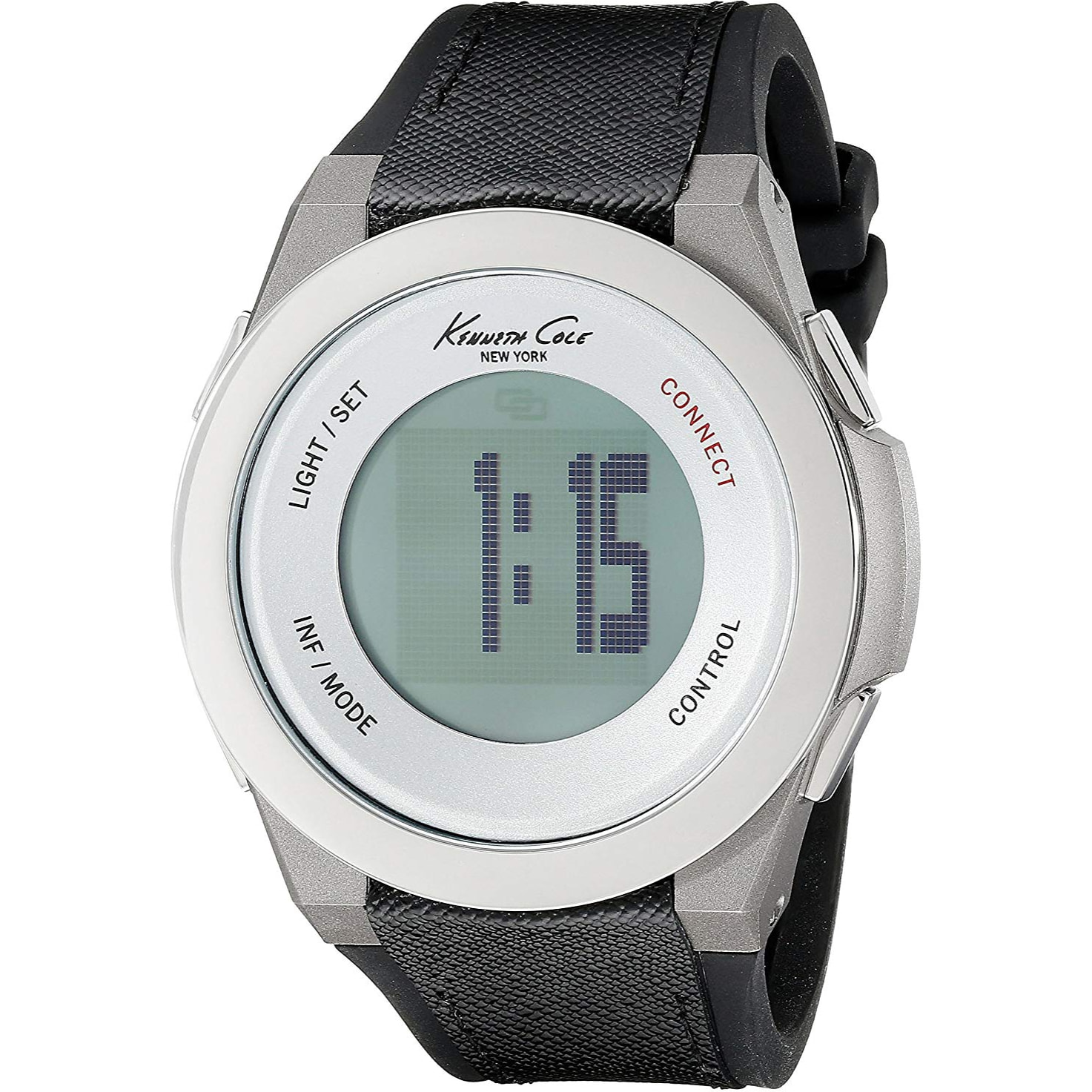 Reloj Kenneth Cole 10023867 Unisex Digital Cuarzo con Correa de Textil