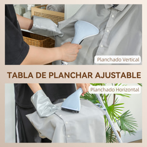 Plancha Vertical Vapor 1950W, Depósito de 2 L, 32g/min, Plancha de Vapor Vertical con Barra Telescópica, Listo en 38s,Colgador de Ropa, Centro de Planchado para Hogar Oficina, Amarillo