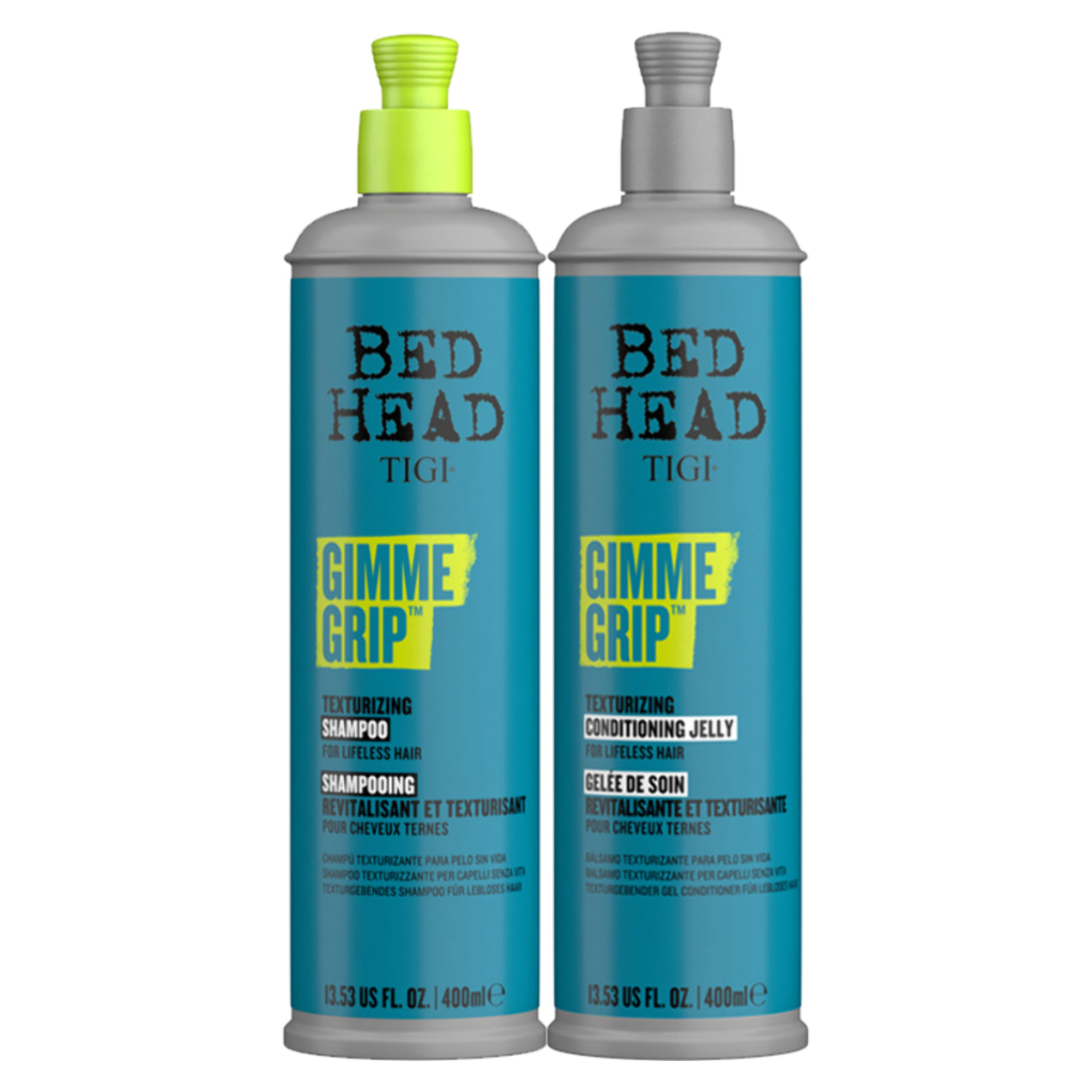 TIGI Kit Bed Head Gimme Grip Shampoo 400ml + Conditioner 400ml