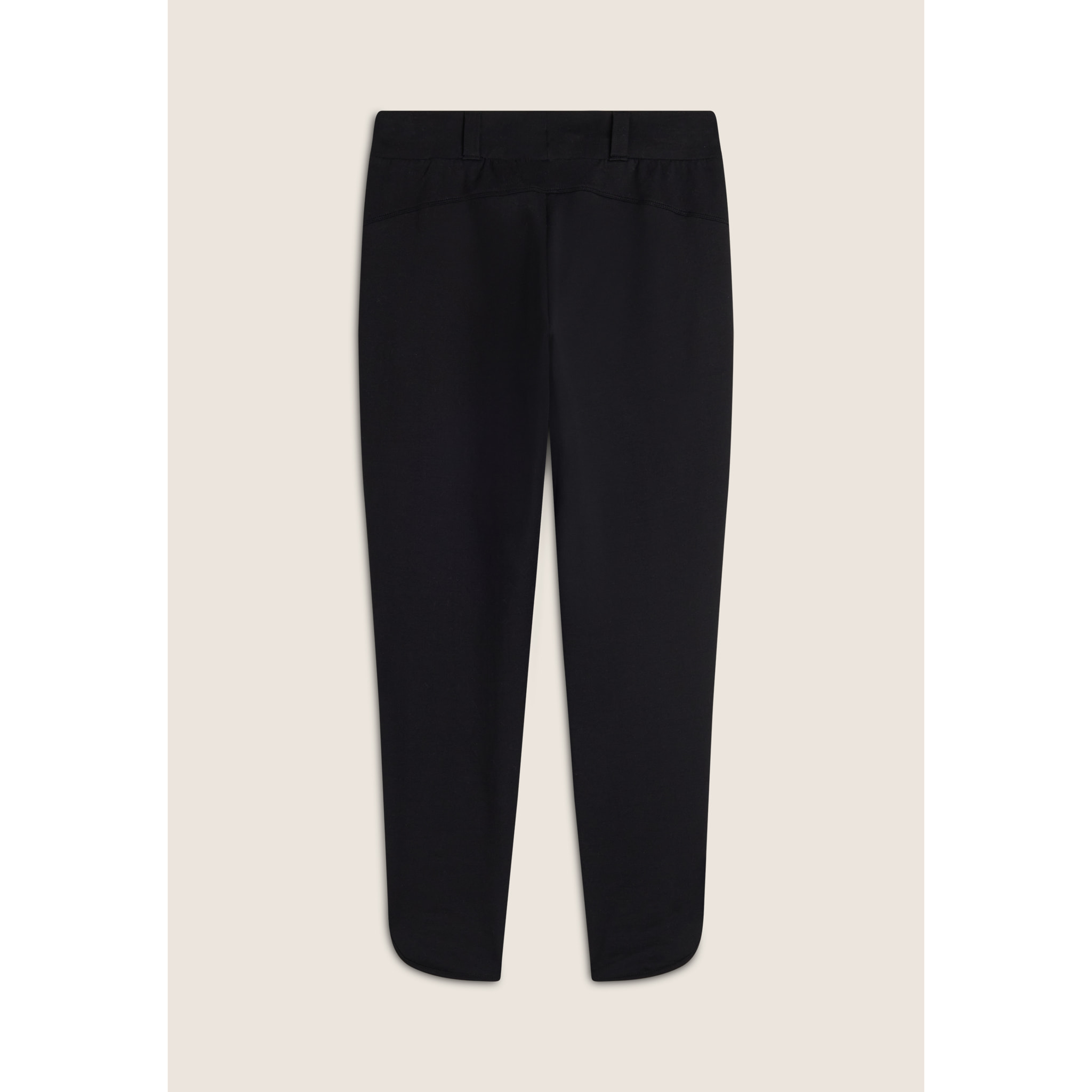 Pantaloni donna slim fit in felpa con apertura sul fondo