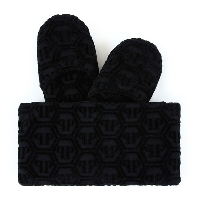 PHILIPP PLEIN Puffy Slippers Hexagon