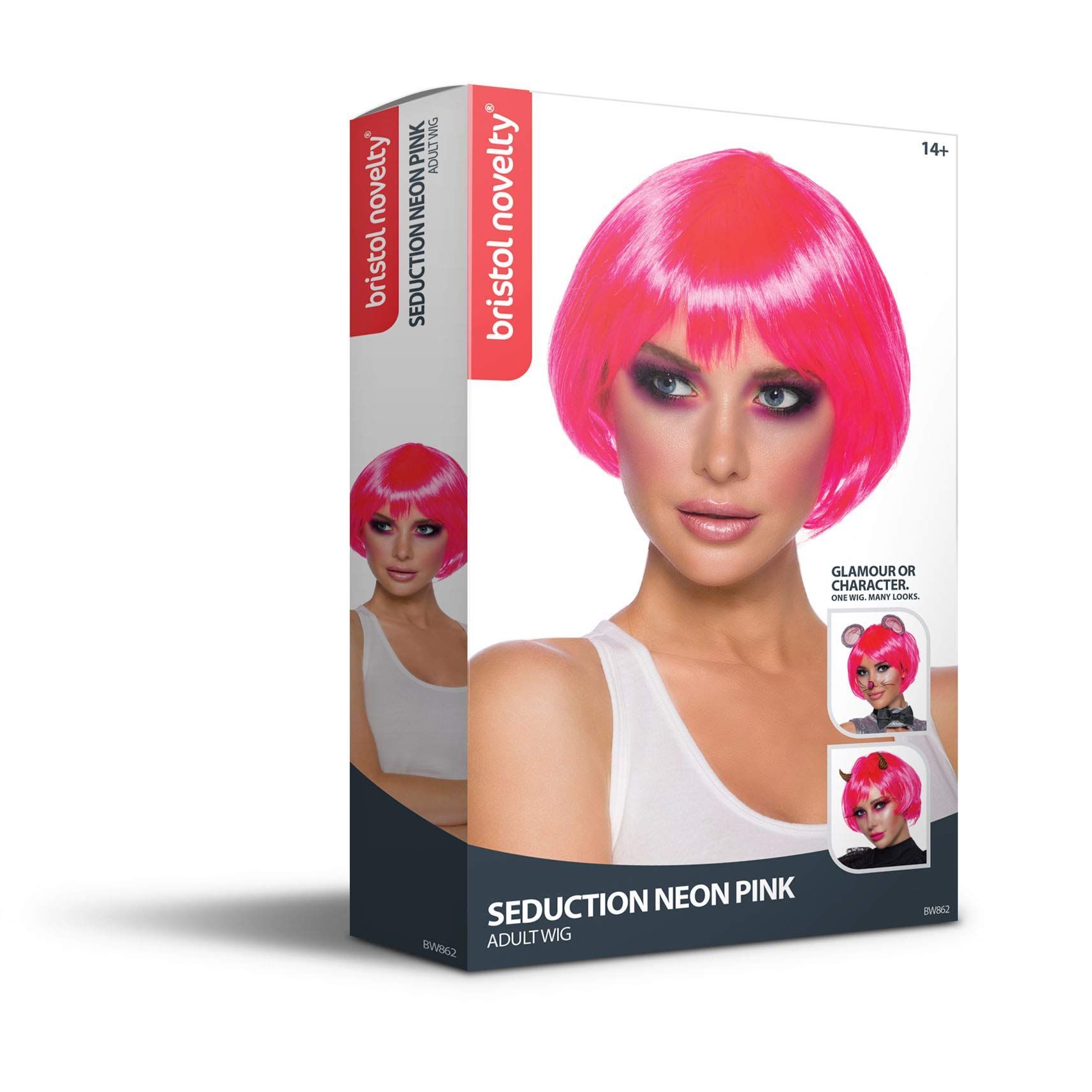 PELUCA SEDUCTORA ROSA