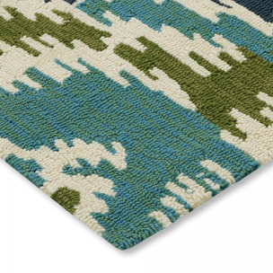 Tapis extérieur tissé kilim rectangle NUITORP