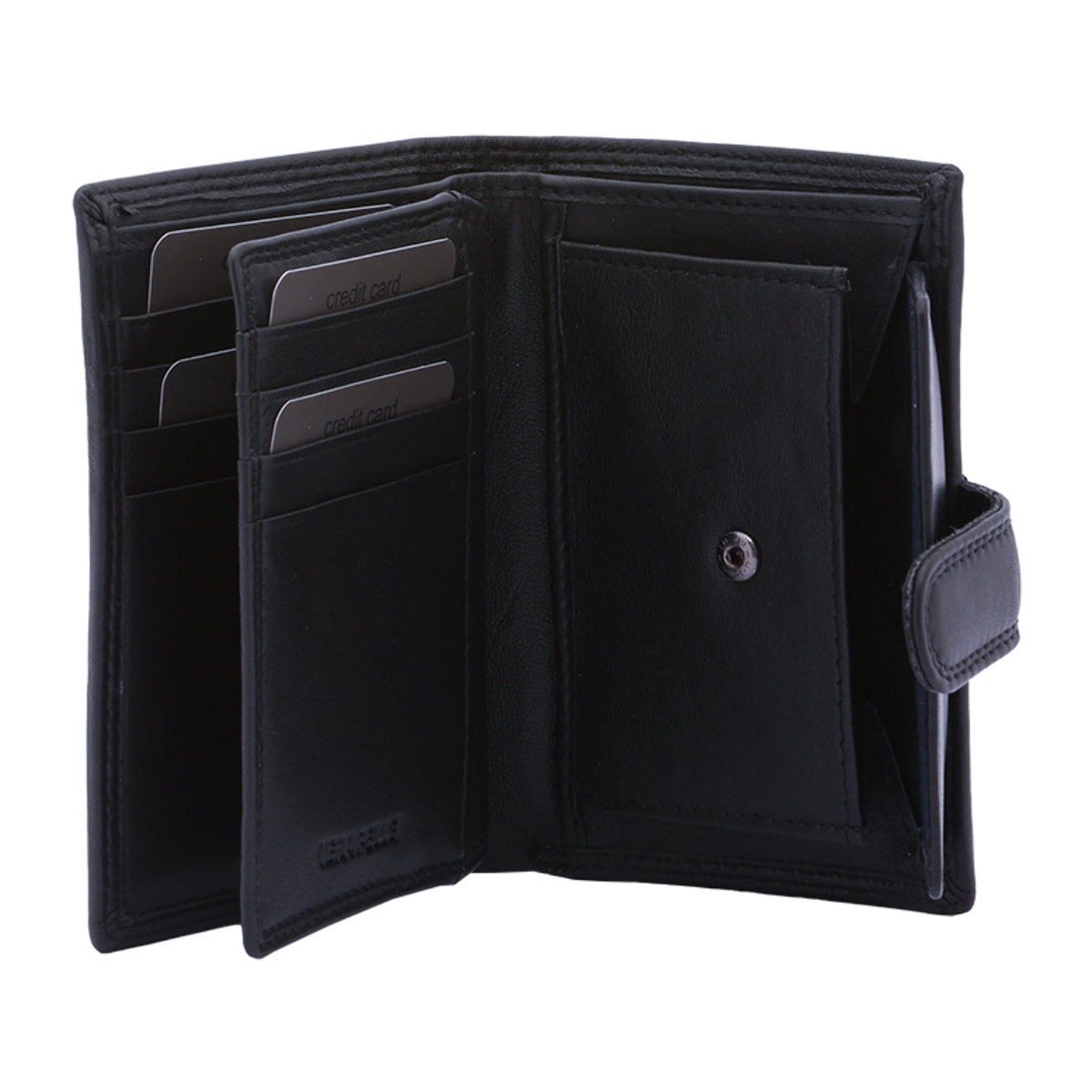 Portafoglio  da uomo In Vera pelle Made in Italy 13x9x2,5 cm