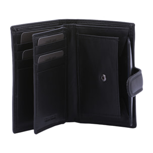 Portafoglio  da uomo In Vera pelle Made in Italy 13x9x2,5 cm