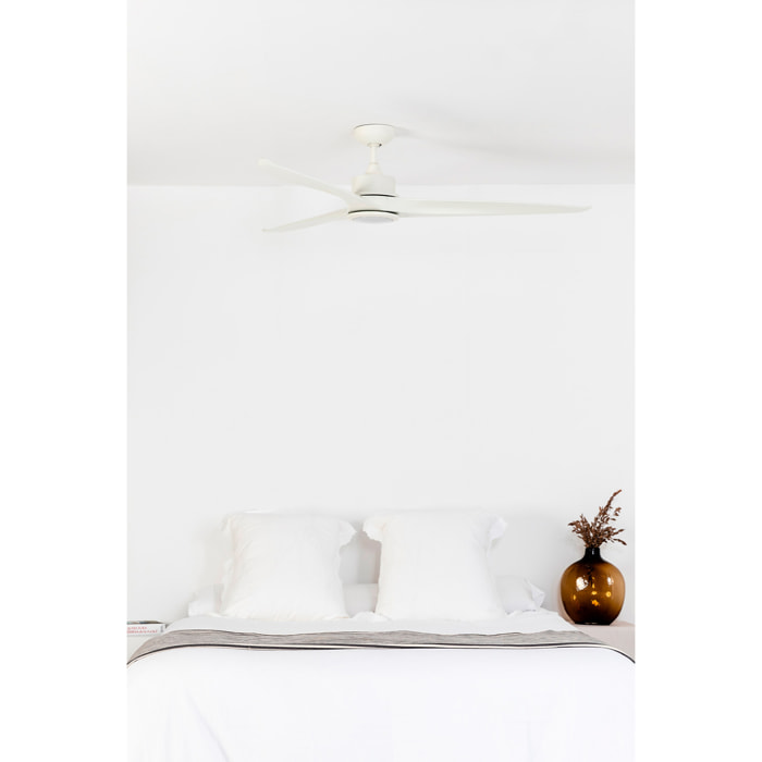 TONIC L LED Ventilador blanco DC