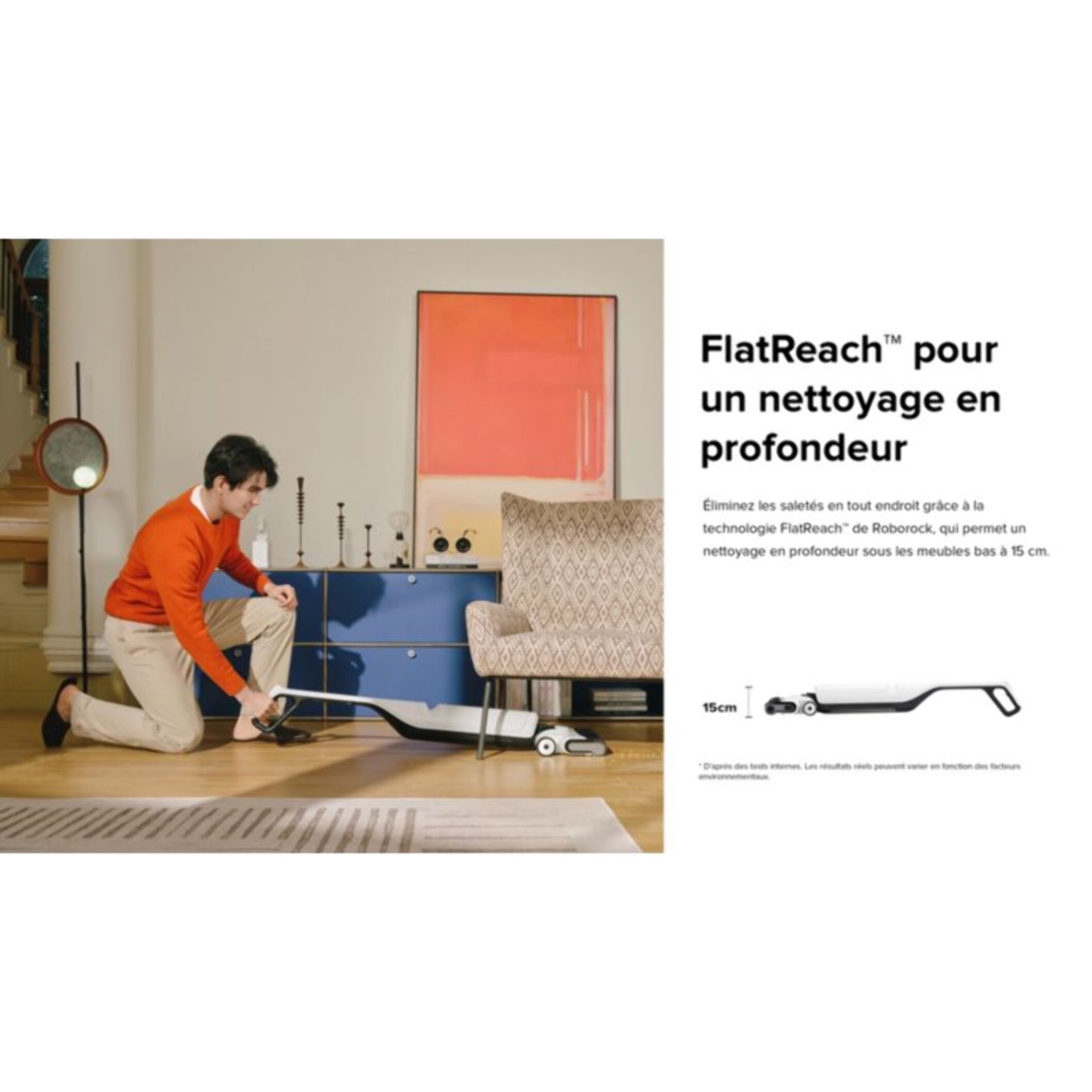 Nettoyeur de sol ROBOROCK Flexi