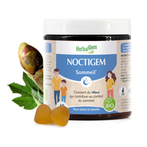 Herbalgem- Gummies NoctiGem - Bio - 60 gommes