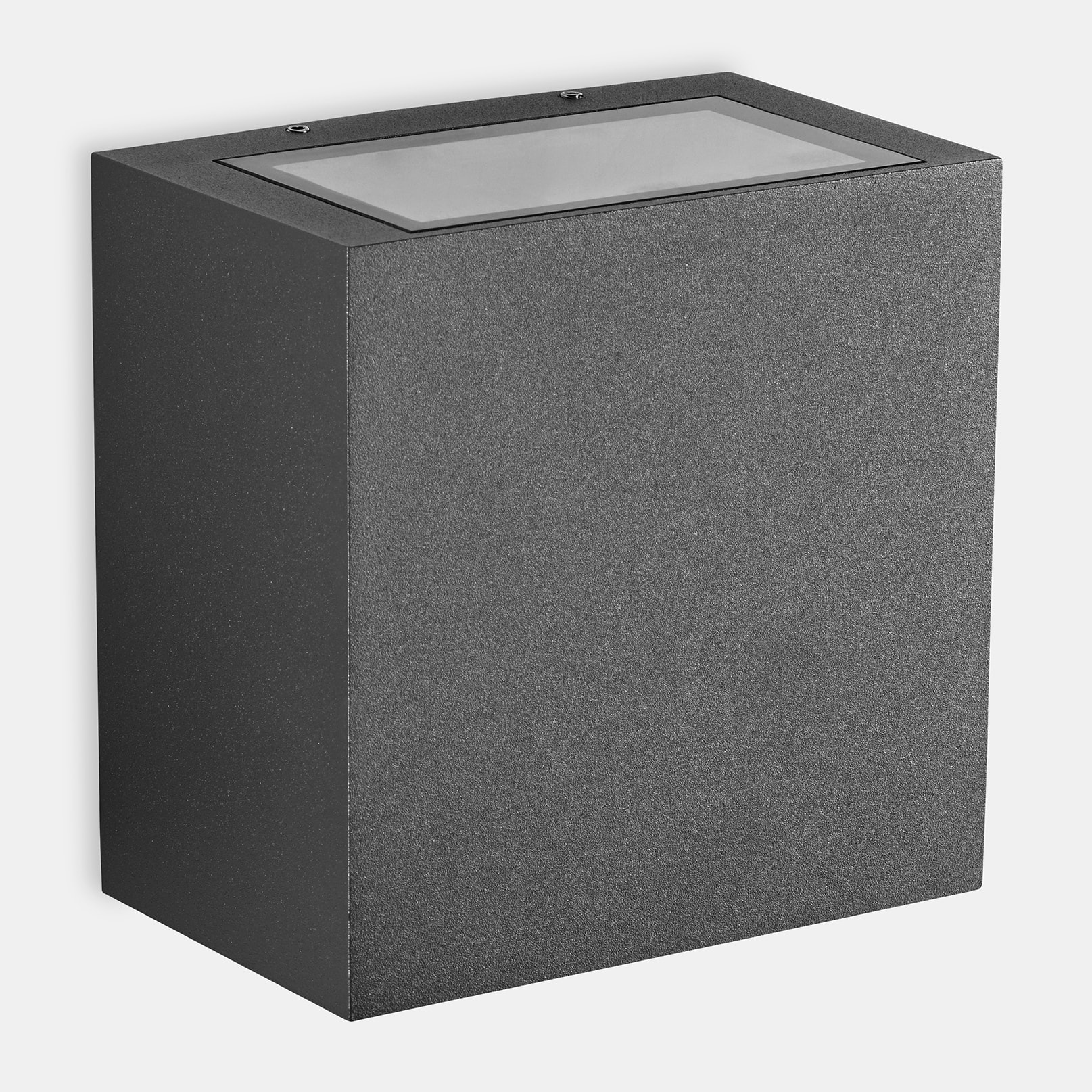 LEDS C4 Aplique IP65 Afrodita Tech Small Single Emission LED 7.1 Blanco cálido - 3000K ON-OFF Gris urbano 180lm