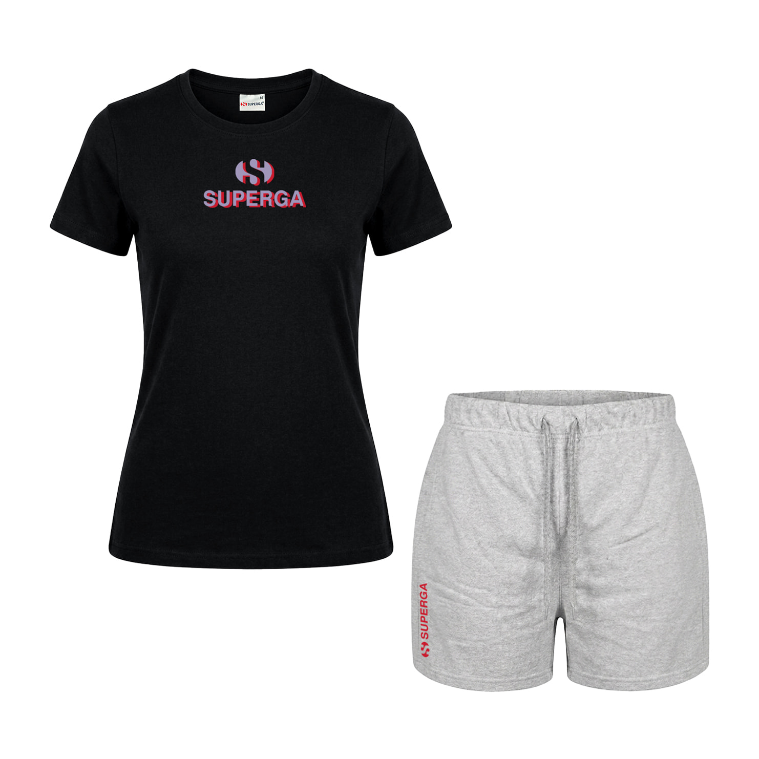 Completo Donna SUPERGA Cotone Jersey Manica Corta