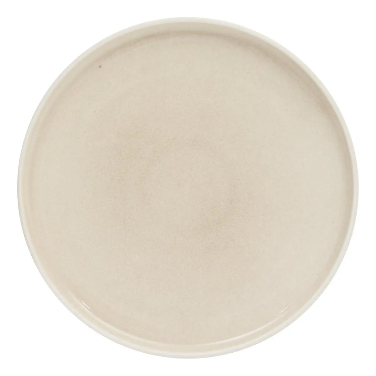 Assiette plate Chiara beige