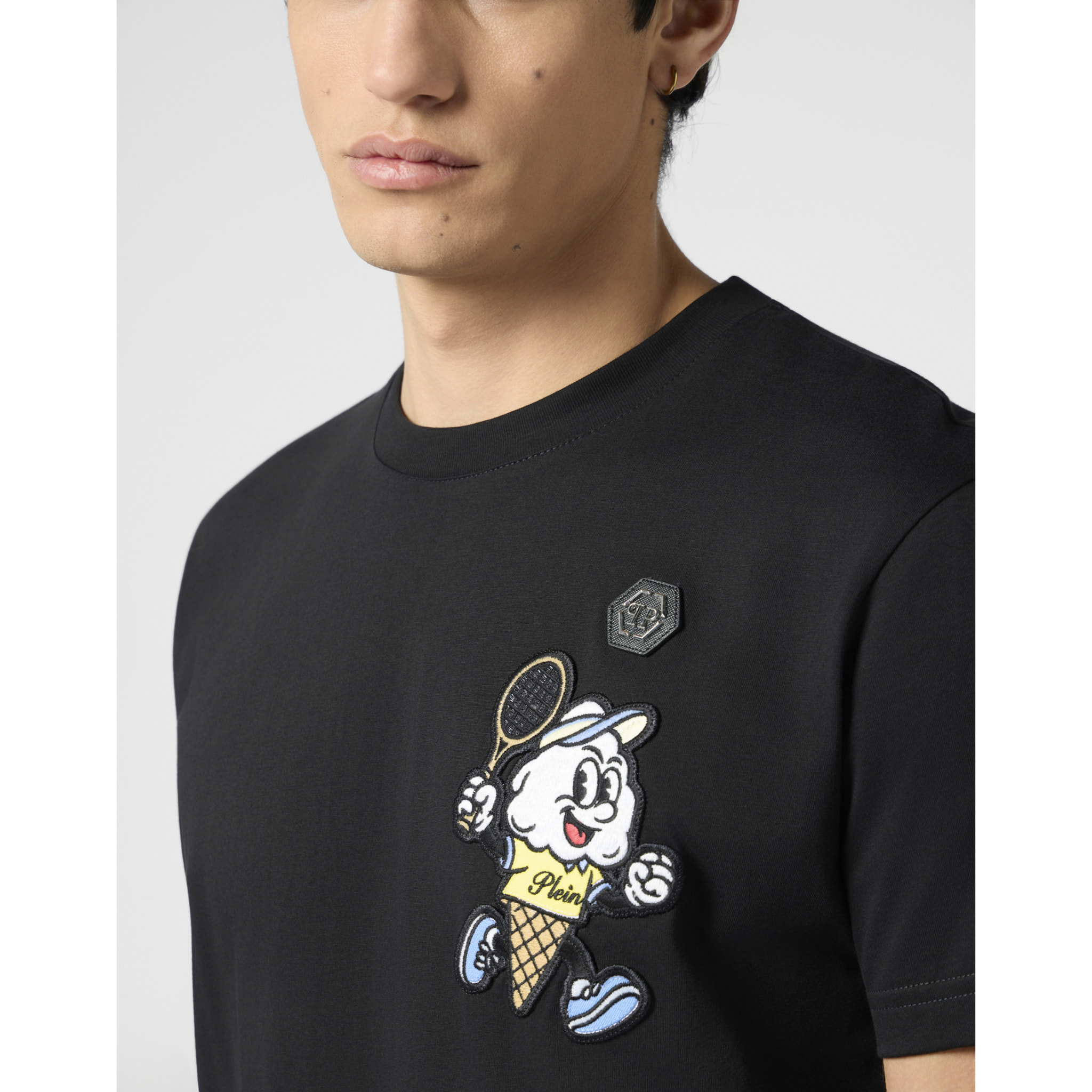PHILIPP PLEIN Round Neck T-Shirt Gelato Monsters