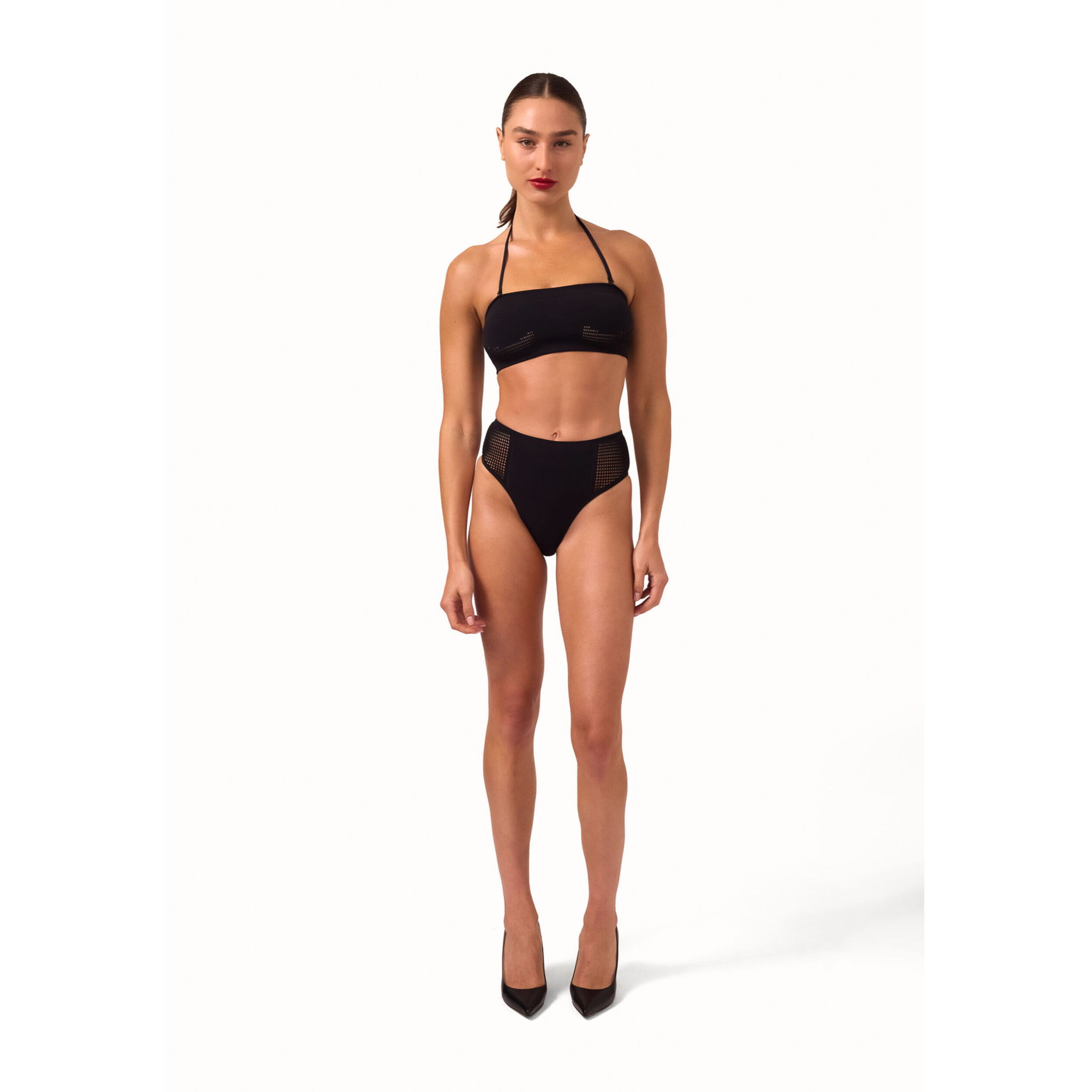 Top bikini Net & Ribs Swim Bandeau Bra