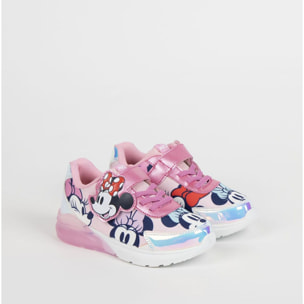 Deportiva Suela Tpr Con Luces Minnie