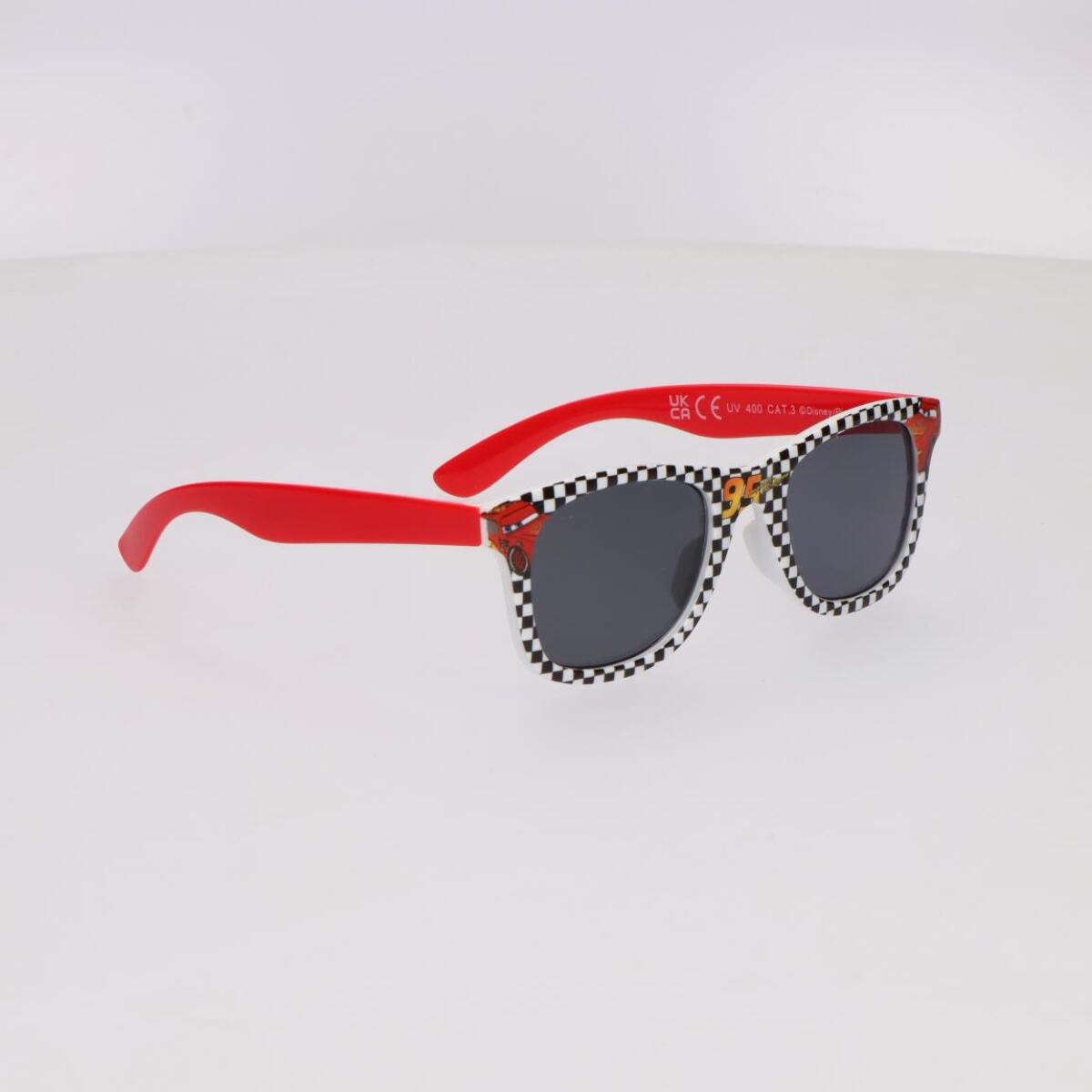 Set Gorra y Gafas de Sol de "Cars" - Color Rojo