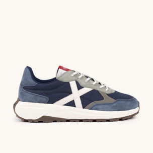 Zapatilla Urbana con Suela de Volumen y Contraste Azul MUNICH BABEL 14