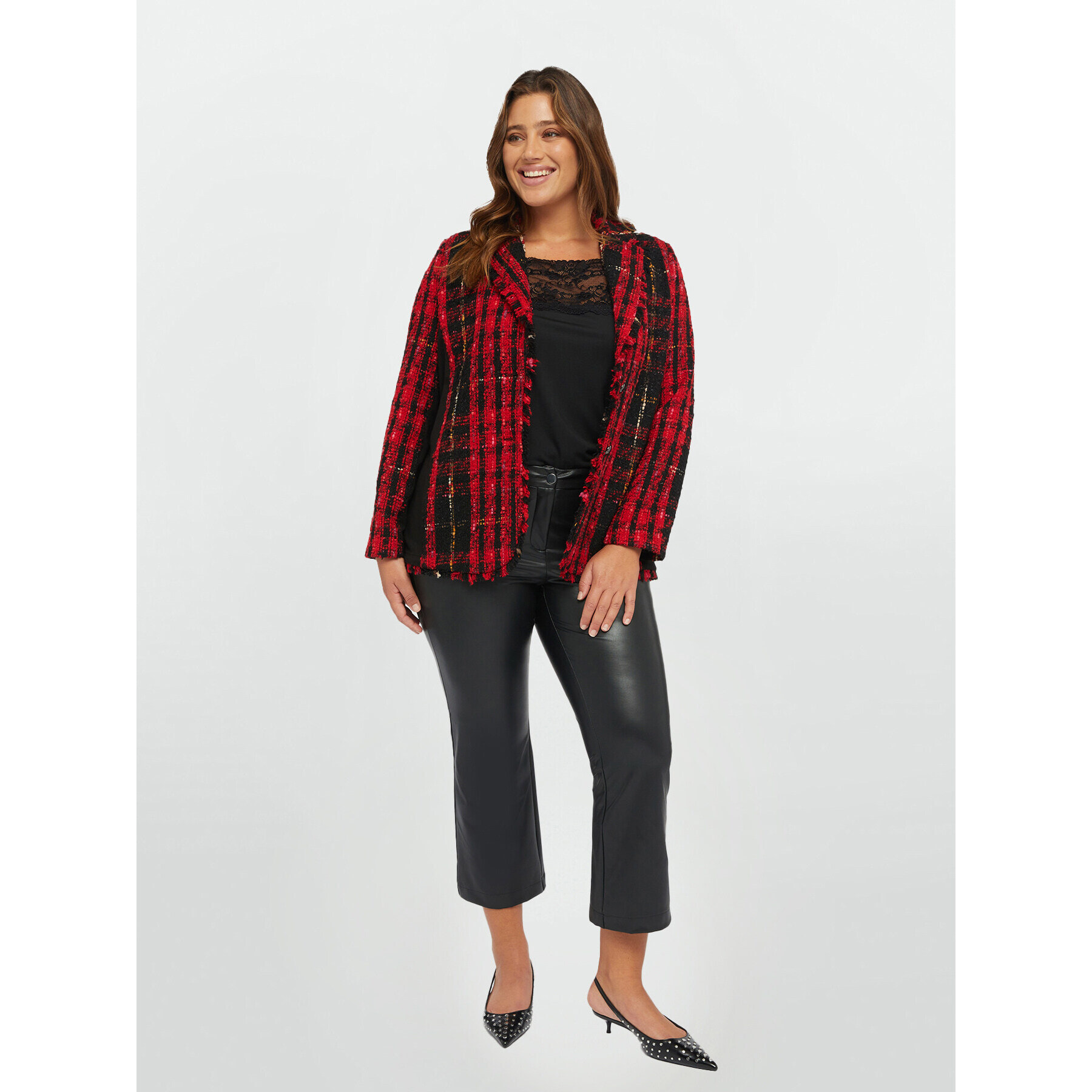 Fiorella Rubino - T-shirt con pizzo - Nero