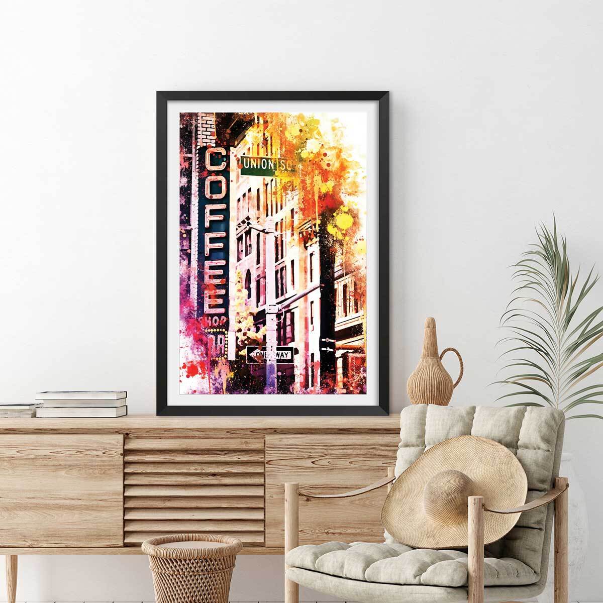 Affiche new york union square flash vision Affiche seule