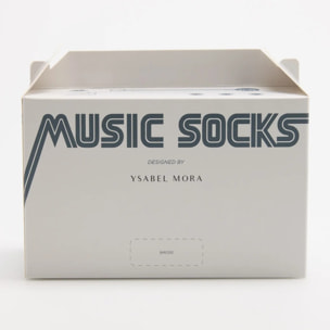 Confezione regalo di 3 calzini stampati musicali