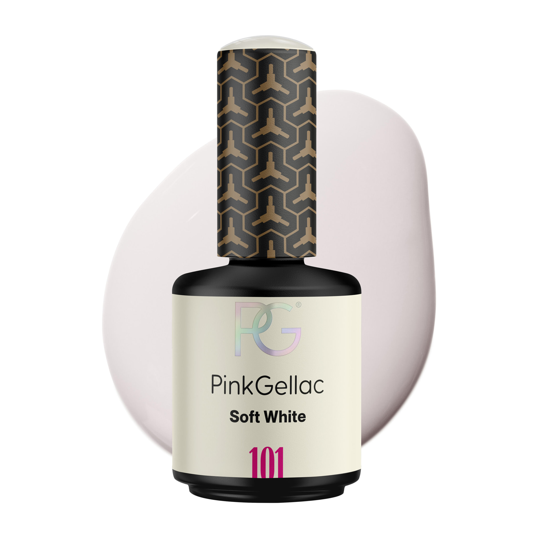 Vernis semi-permanent - 101 Soft White - 15 ml