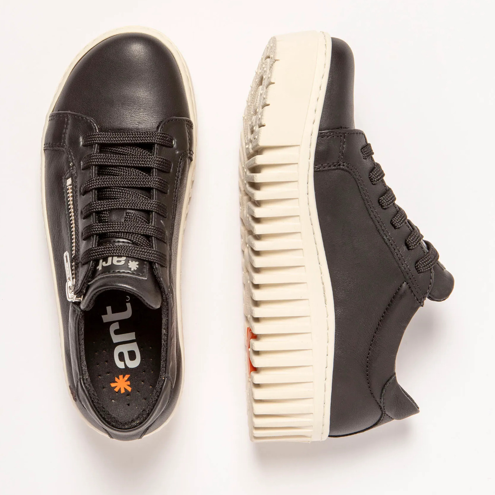 Zapatos 1538 NAPPA BLACK-CREAM/BRIGHTON color Black-cream