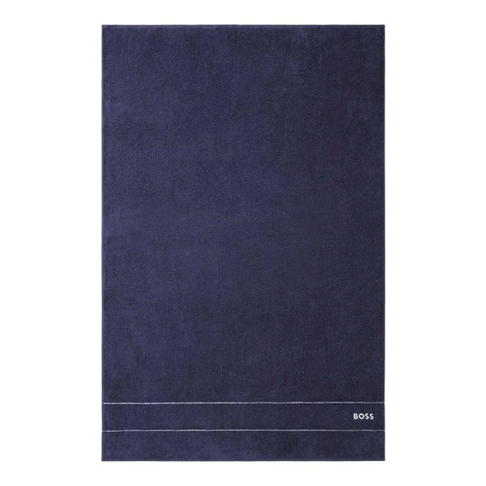 Toalla de baño Plain - algodón - marino - 600 gr/m²