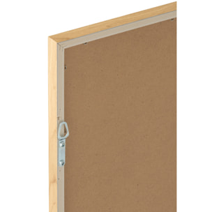 J-Line Cadre Géométrique - toile - bleu/blanc - 2 pièces