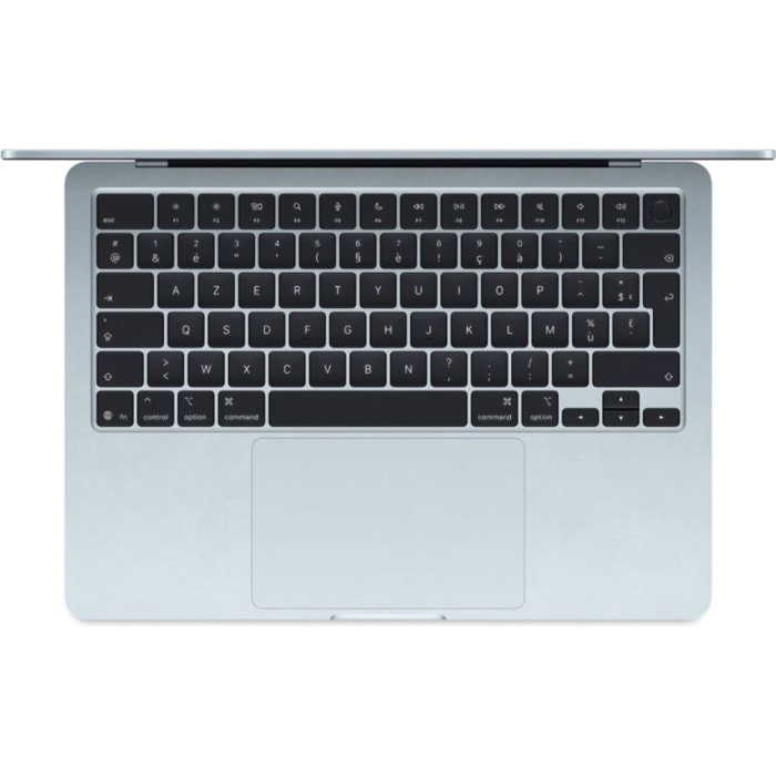Ordinateur Apple MACBOOK Air 15" Puce M4 CPU 10 / GPU 10 coeurs Mémoire RAM 16Go Stockage 1To SSD Bleu ciel