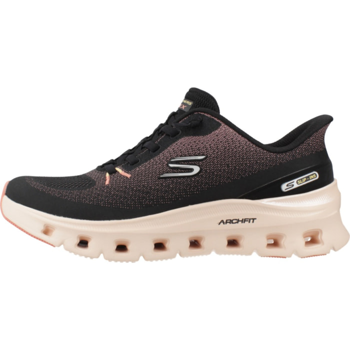 Sneakers De  Mujer Slip-ins Arch Fit Glide Step Pro Negro