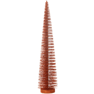 J-Line décoration Sapin De Noël Paillettes - plastique - cuivre - medium