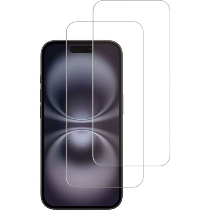 Protège écran ESSENTIELB iPhone 16pro/17/17pro verre trempé X2