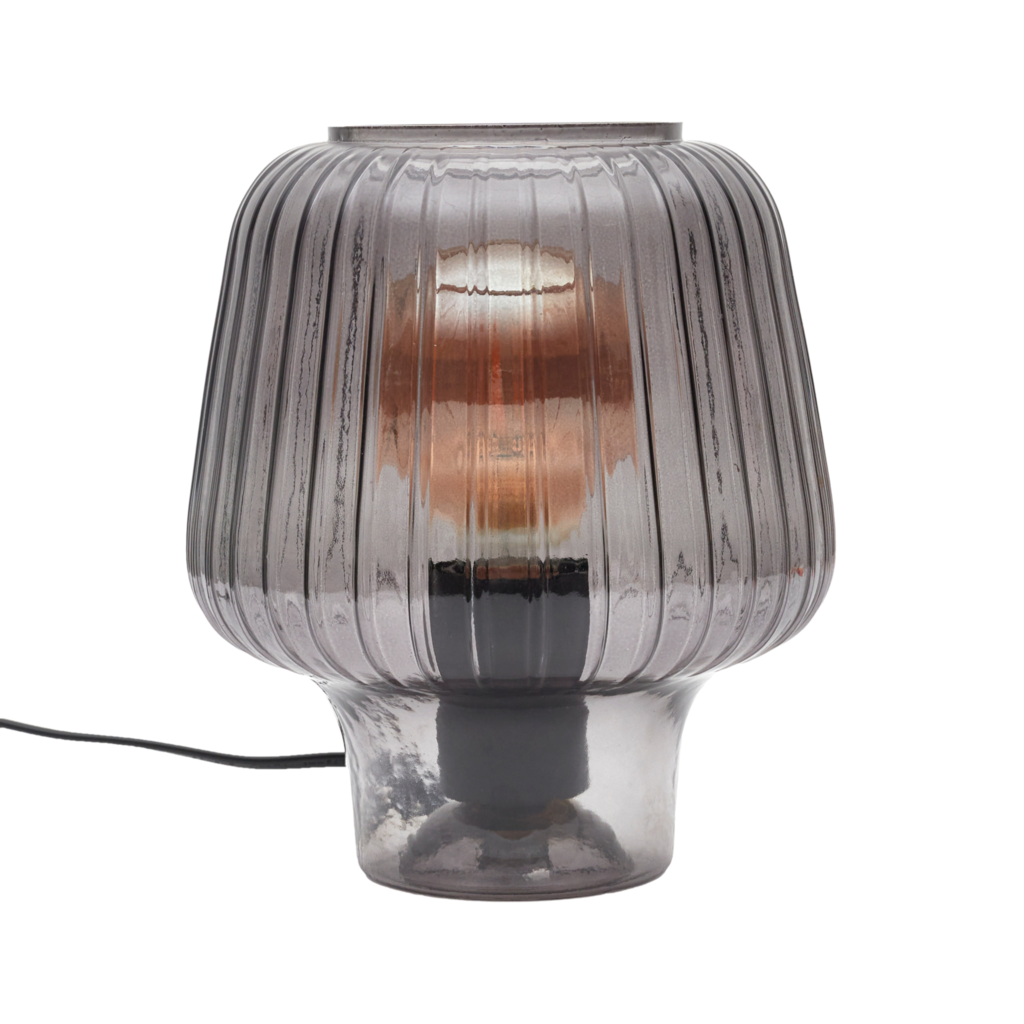 Lampe De Table Champignon Verre