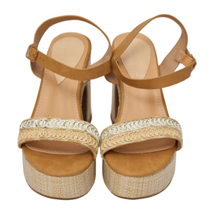 Sandali cinturino - tacco 11,0 cm - plateaux 4,0 cm