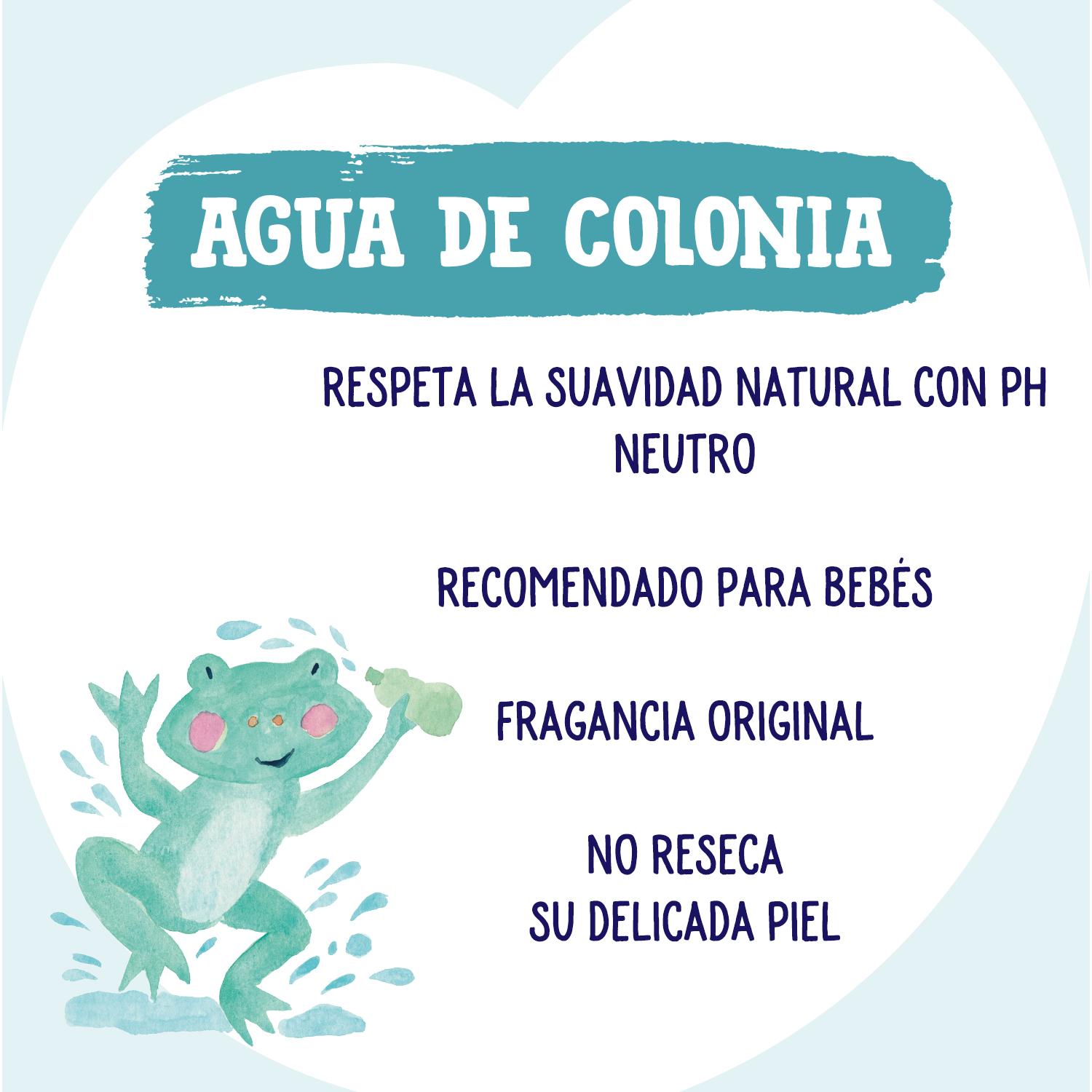 PACK 3 AGUA DE COLONIA PARA BEBÉS FRAGANCIA ORIGINAL 600ML