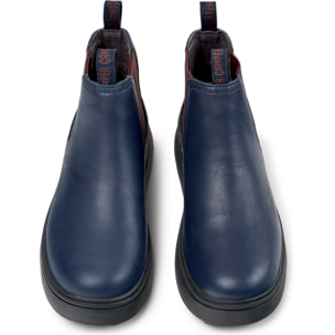 Botines - CAMPER Norte - Azul - Cuero liso