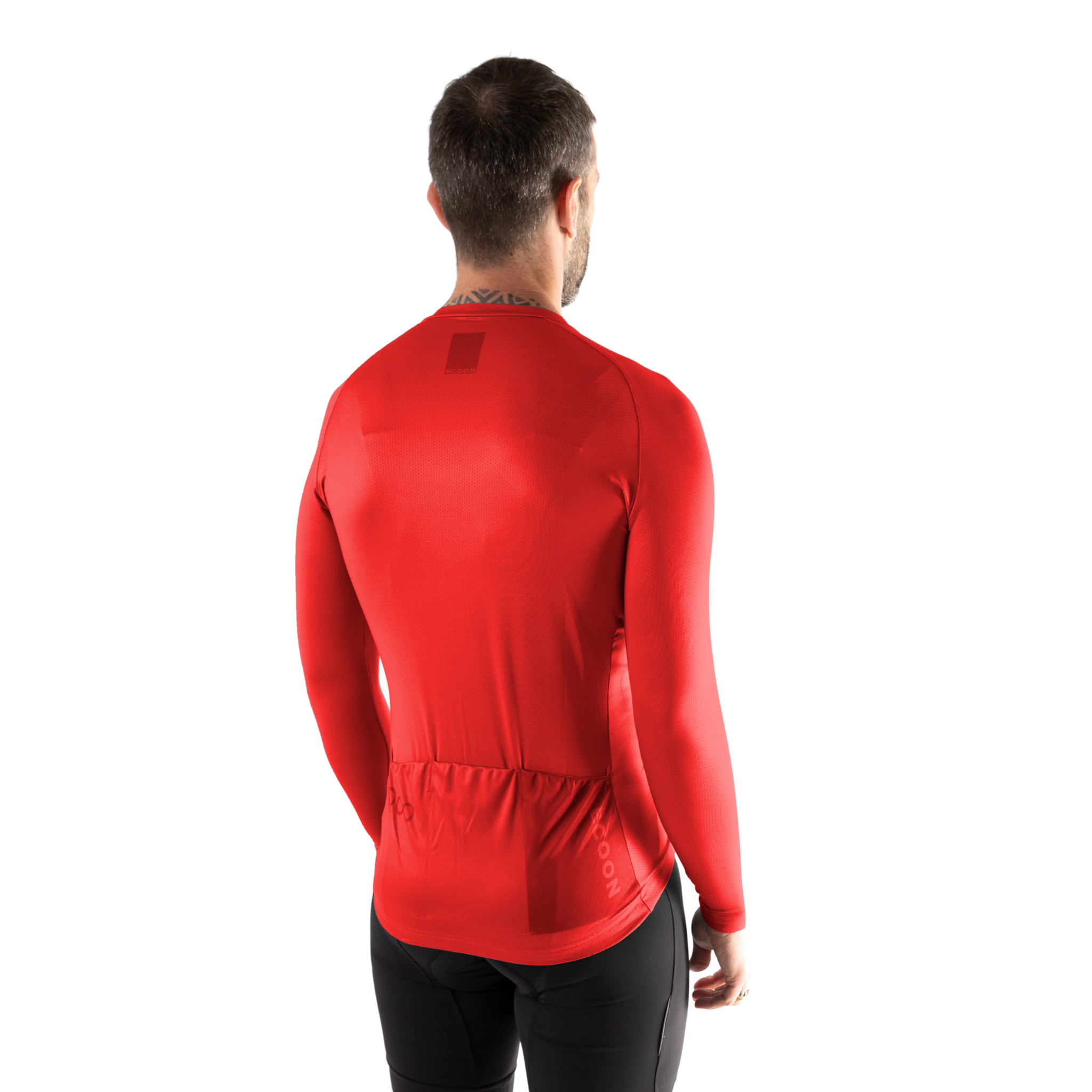 Maillot de manga larga ECOON modelo Tourmalet Men en color Rojo